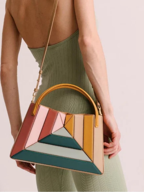 Mlouye Handbags - Mlouye- Sera Tote - full size - Rare Macaron colorway